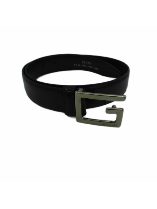 Gucci Belt Leather Dark Brown Buckle